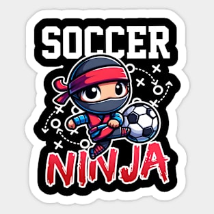 Soccer Ninja Sticker